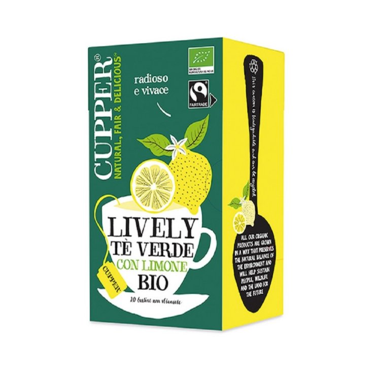 Fabulous Foods Tè Verde Limone Biologico 20 Filtri