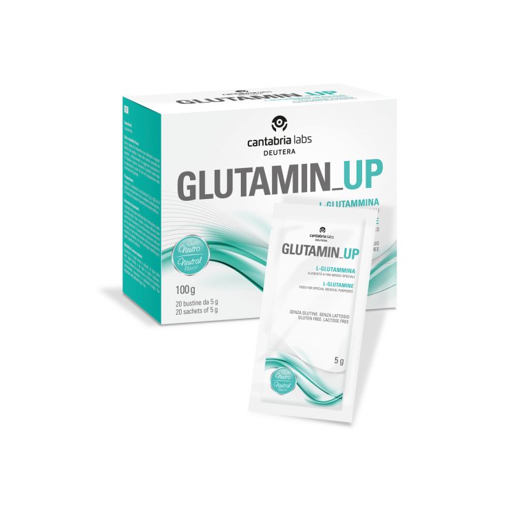 Difa Cooper Glutamin Up Integratore Alimentare di L-Glutammina 20 Bustine