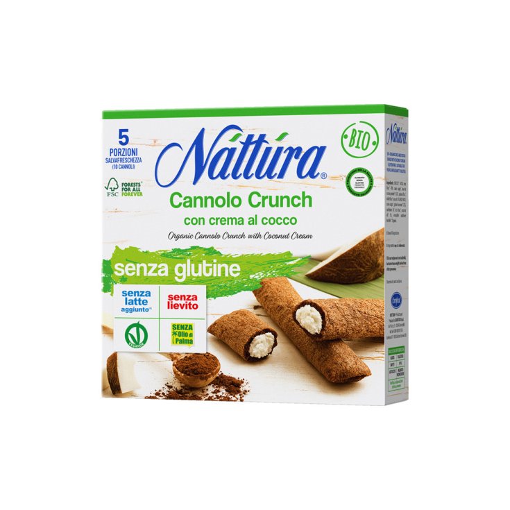 Nattura Cannolo Crunch con Crema al Cocco