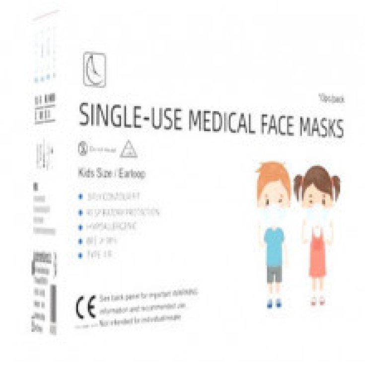 Ca-Mi Mascherina Chirurgica Bambino 10 Pezzi
