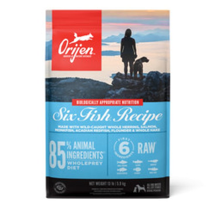 Wonderfood Orijen 6 Fish Crocchette di Pesce per Cani 6kg