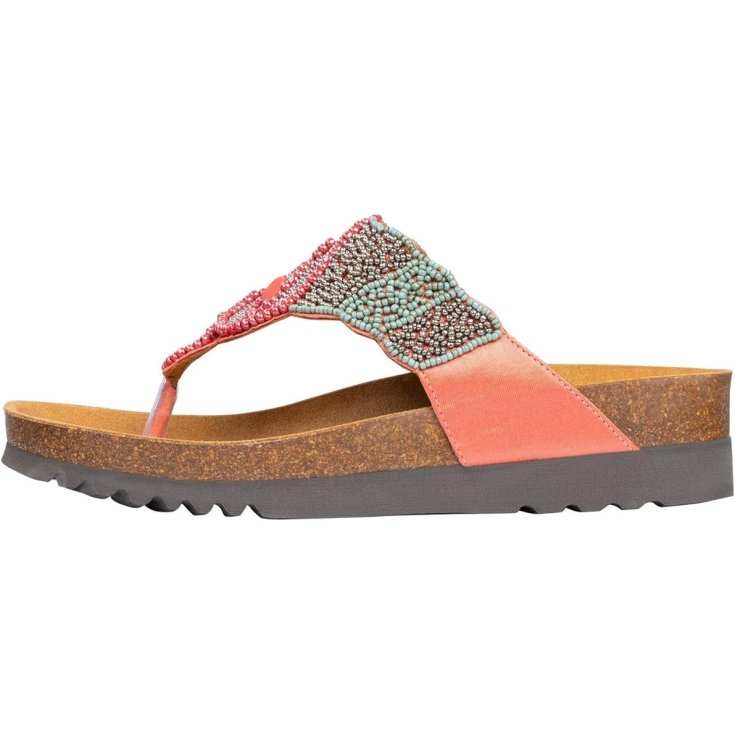 Scholl Panama' Satin Bea W Coral/Multi 37 Sandalo Donna Scholl Panama' Satin Bea W Coral/Multi 37 Sandalo Donna