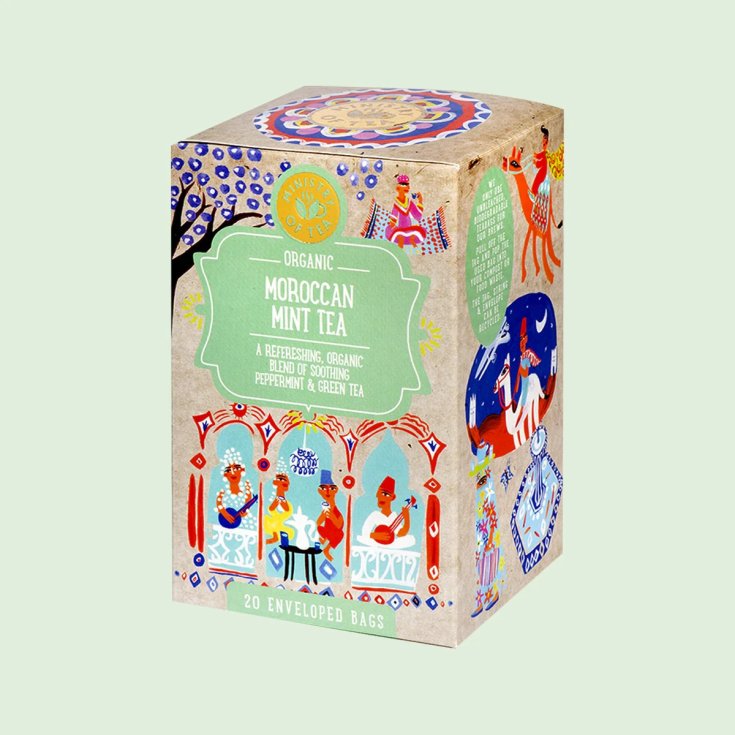 Ministry Of Tea Tè Verde Biologico Menta Marocchina 20 Filtri