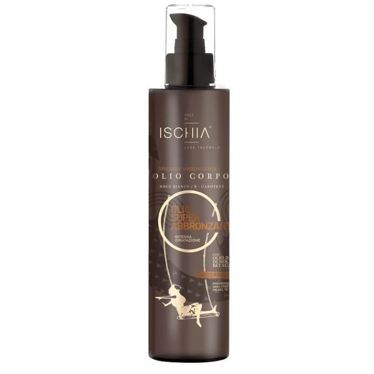 Ischia Olio Corpo Super Abbronzante, 200 ml