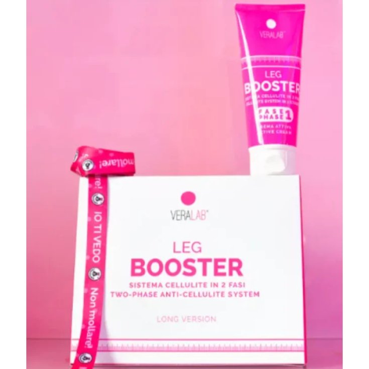 Veralab Leg Booster Long Taglia L Crema e Guaina Massaggiante