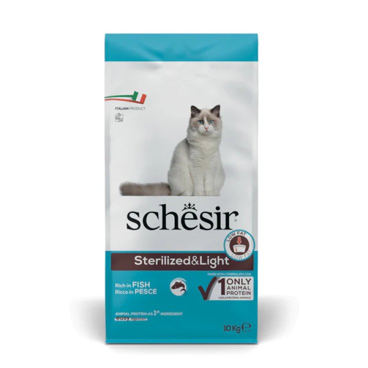 SCHESIR CAT DRY STER PESCE10KG