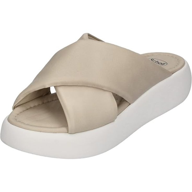 Scholl's Ravello High Wedge Leather Chain Scarpe Donna Talpa 35