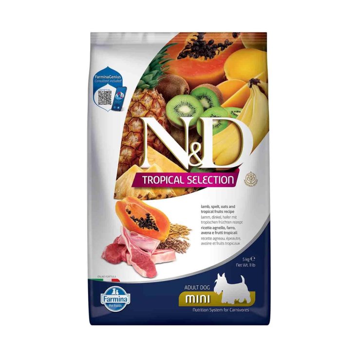 N&D DOG TROP S LAMB ADM 5KG