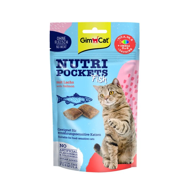 GIMCAT NUTRI POCHES SAUME DE POISSON