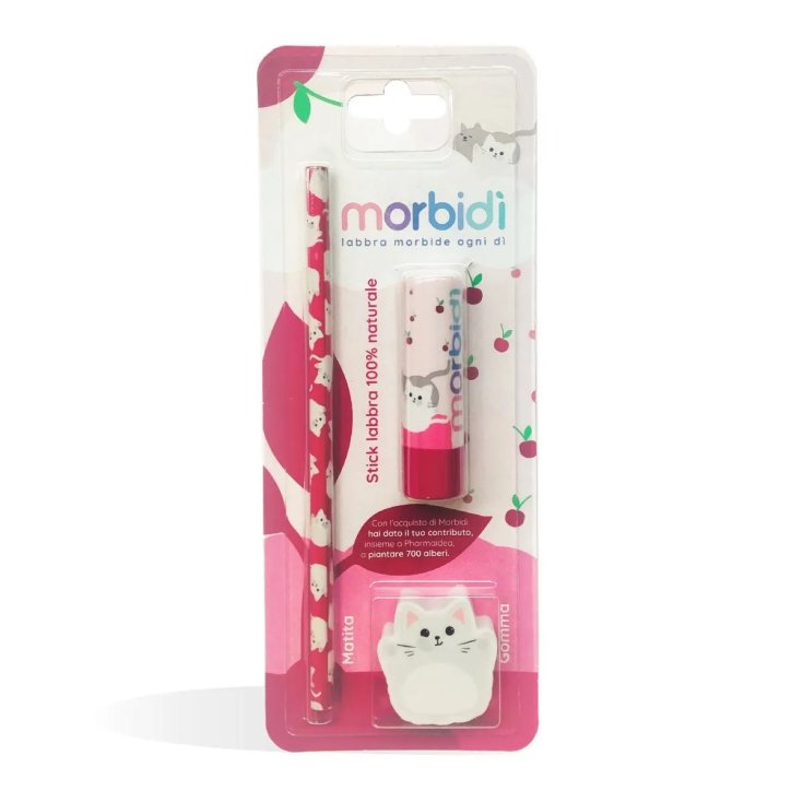Morbidi' Stick Labbra Idratante Protettivo Aroma Frutti di Bosco