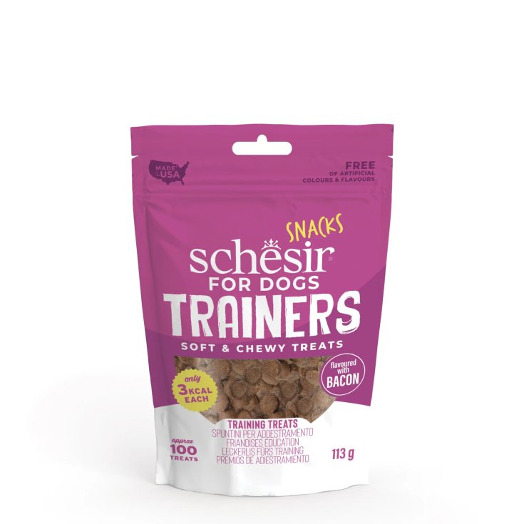 SCHESIR DOG SNACK TR BACON113G