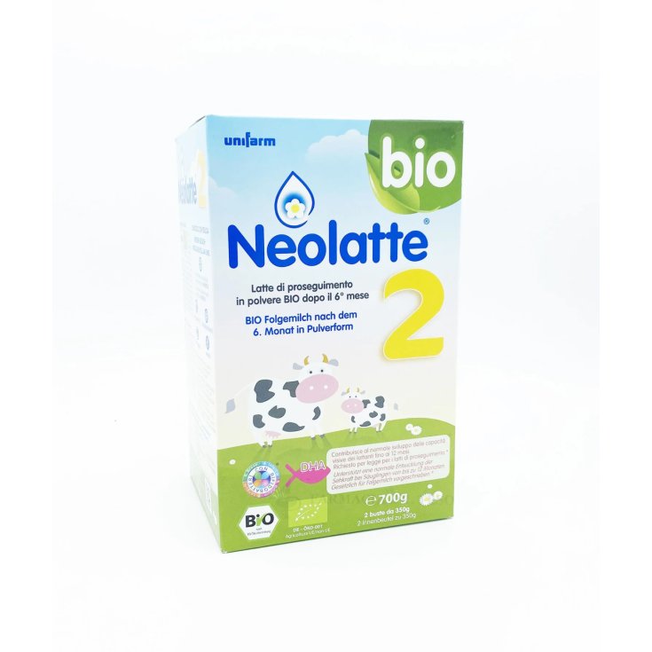 Neolatte 2 Bio Algal DHA Latte di Proseguimento 2 Buste x 350 g