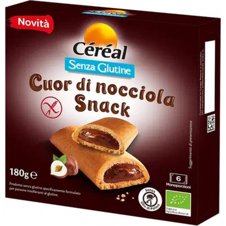 Céréal Snack Cuor Di Nocciola Senza Glutine 180g