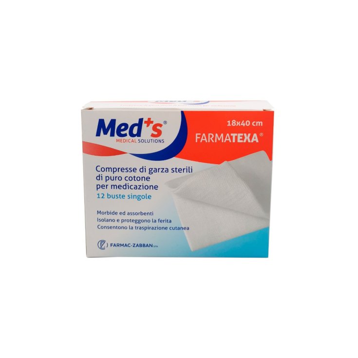 F-CARE Garza Compressa in Cotone 18X40cm 12 Pezzi