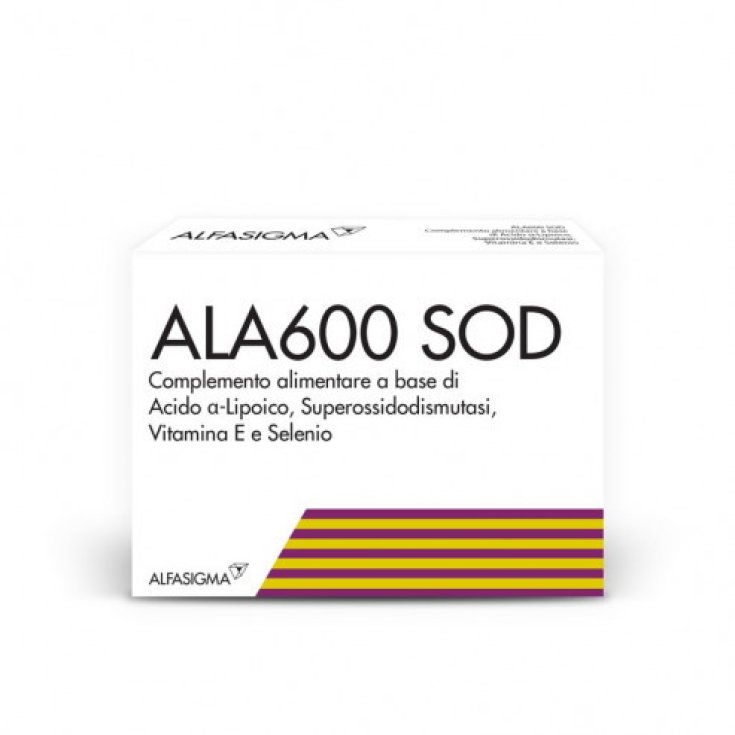 ALA600 Ala 600 SOD Integratore Antiossidante 20 Compresse
