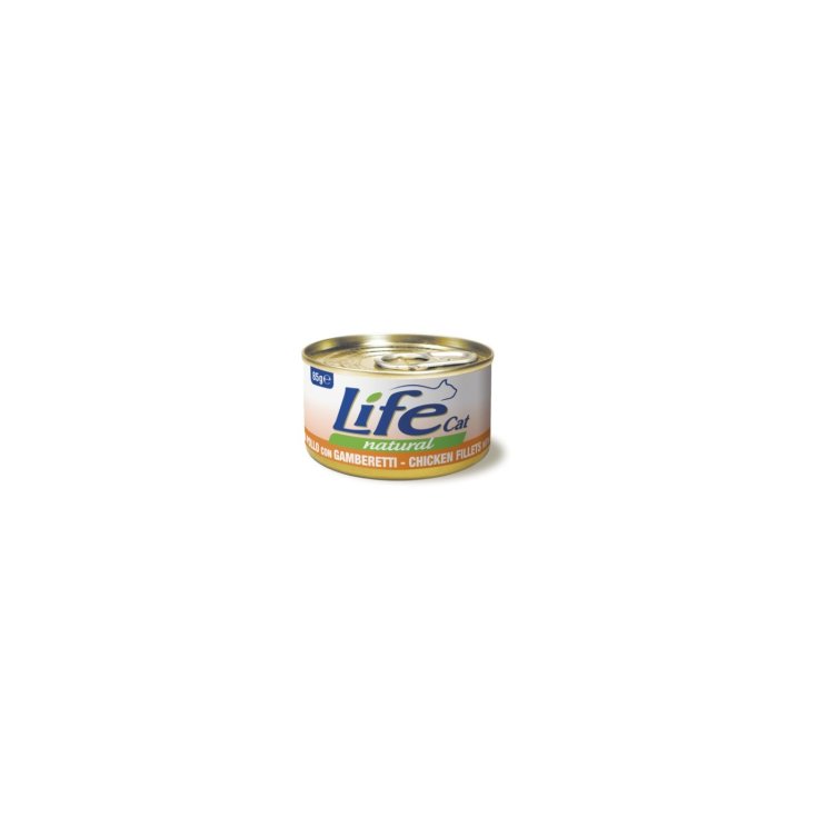 LIFE CAT 85 GR FILETS DE POULET CREVETTES