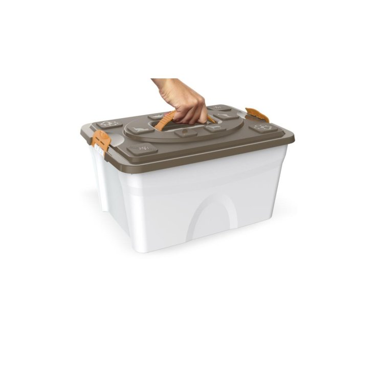 CONTENEUR SIM PET TAUPE 18 LT