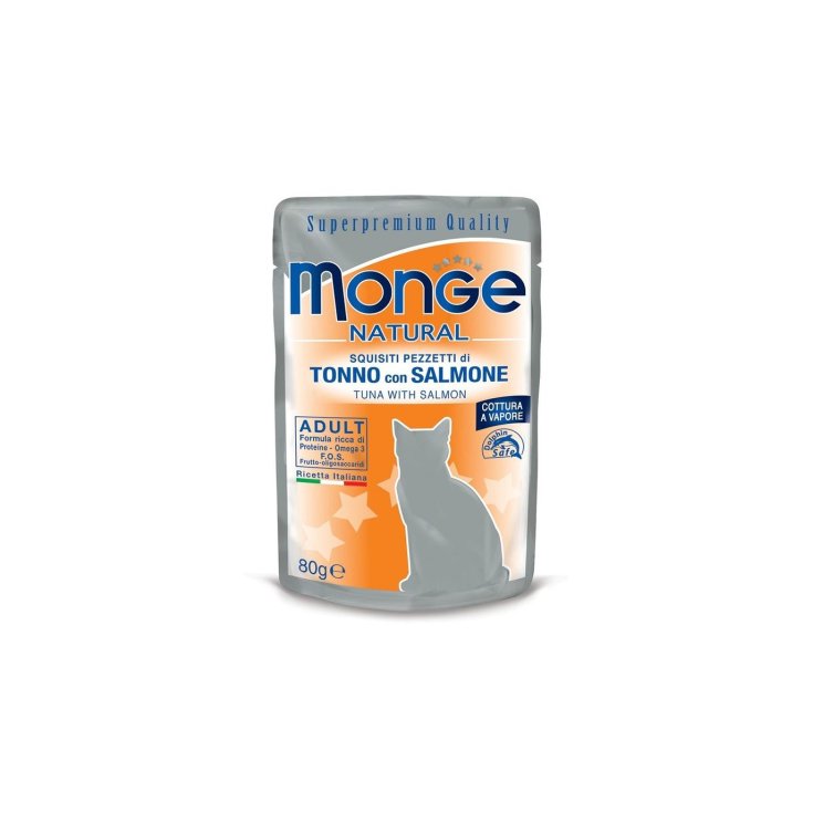 MONGE NATUREL THON / SAUMON80G