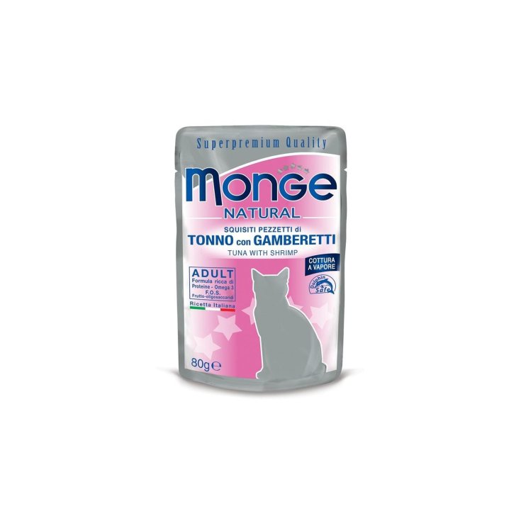 THON/CREVETTES NATUREL MONGE 80G