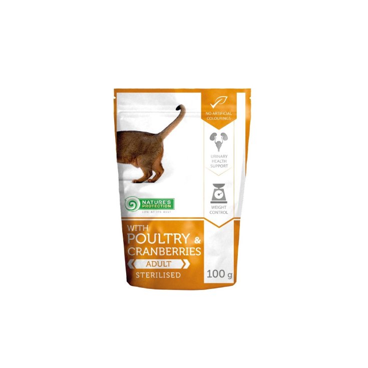 NP POCHETTE CHAT STÉRIL POULET 100G