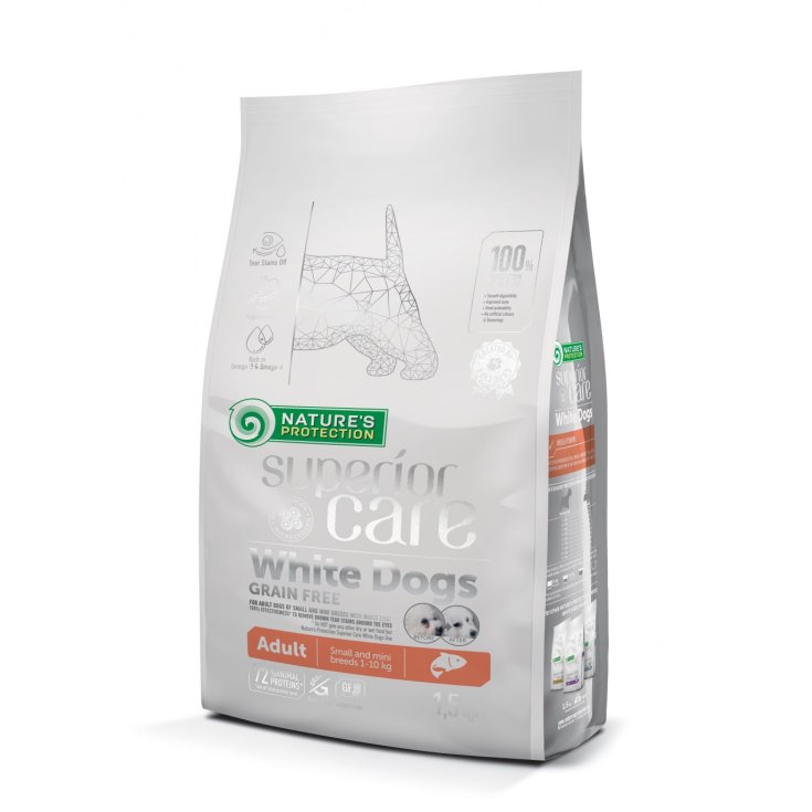 NP SC CHIEN BLANC GF SAUMON A/PETIT 10KG