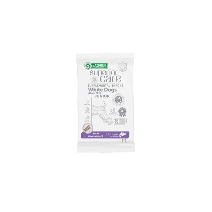 NP SC CHIEN BLANC SNACK GF JUNIOR 110 GR