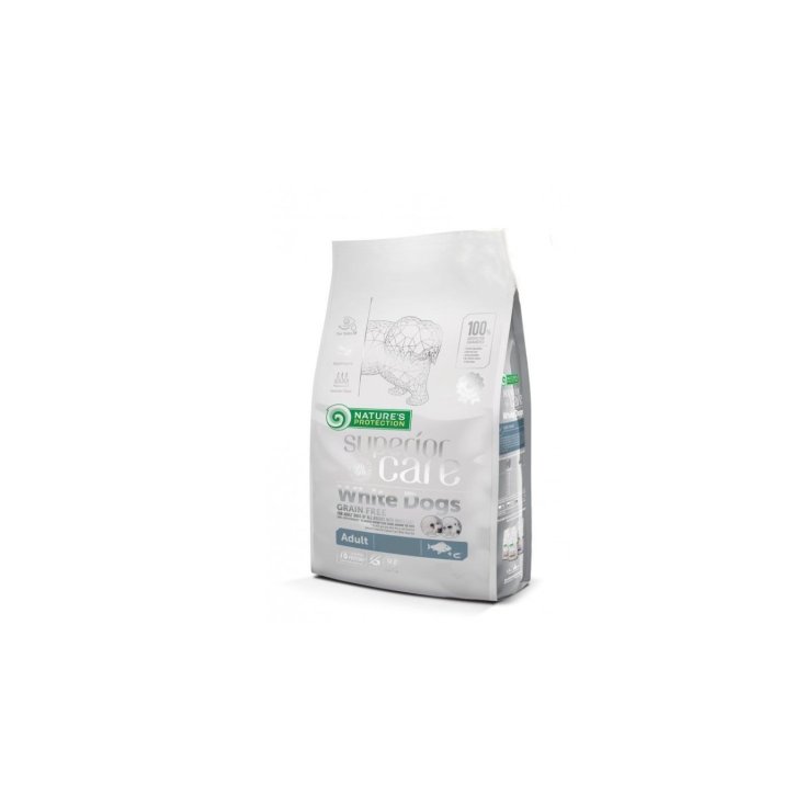 NP SC CHIEN BLANC GF POISSON A/M-LARGE 1.5KG