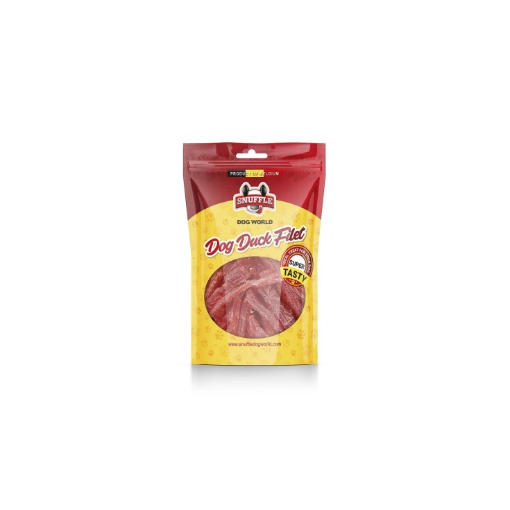 SNACK POUR CHIENS FILET DE CANARD 80G SNUFFLE