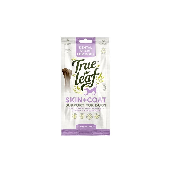 TRUE LEAF STICKS DENTAIRES PEAU ET POIL 100G