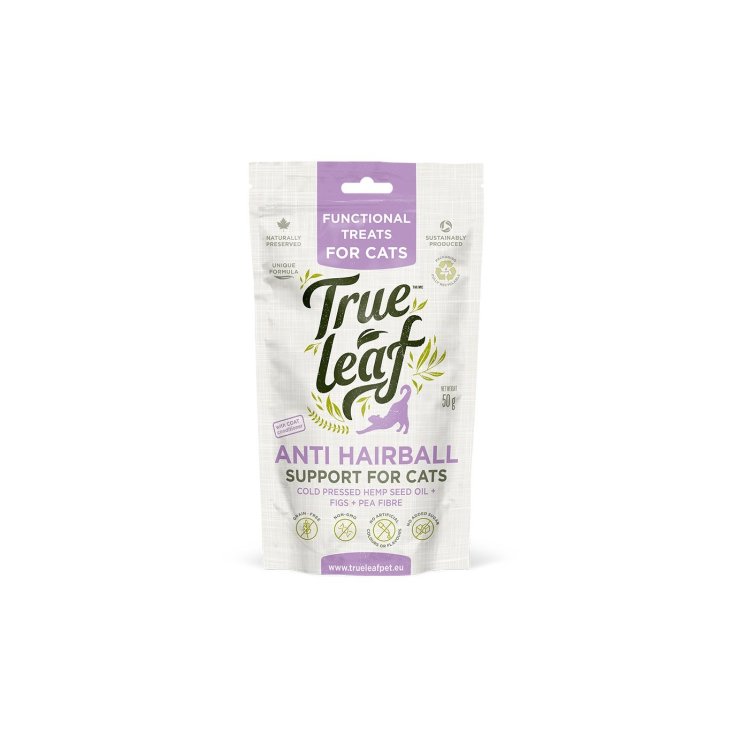 TRUE LEAF CHAT ANTI BOULES DE POILS 50G