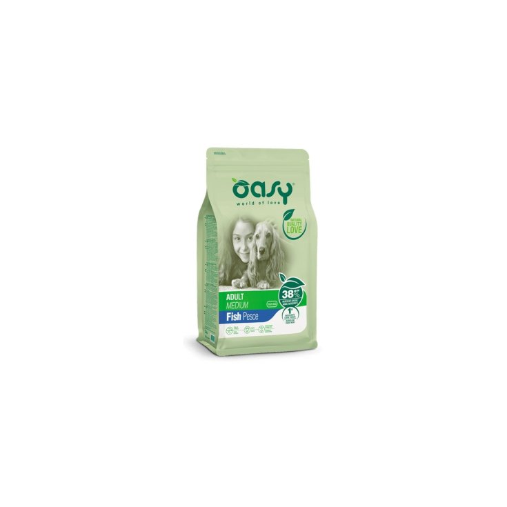 OASY DRY DOG AD M POISSON 12KG NP