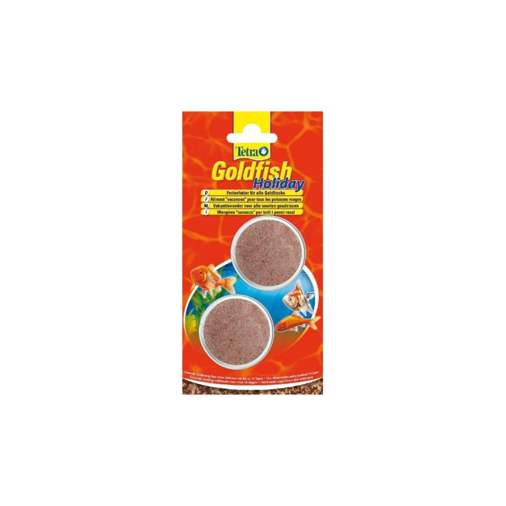 BLOC DE VACANCES TETRA GOLDFISH 2PCS 14GG 12
