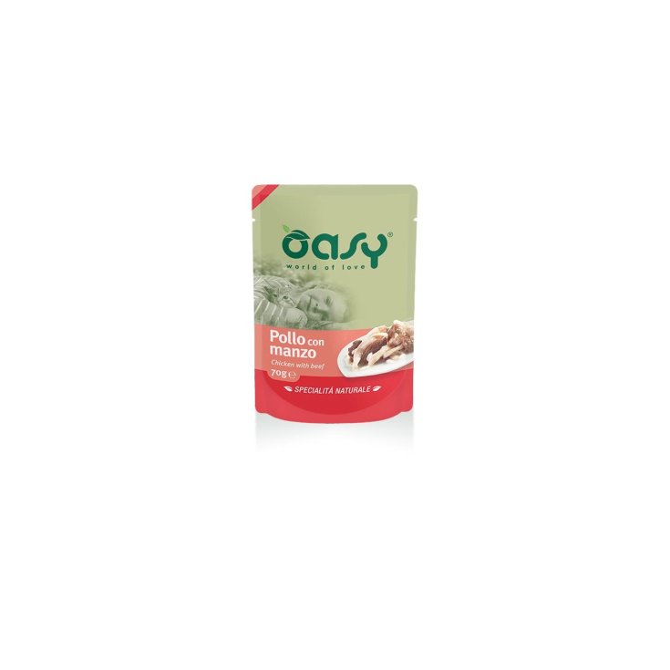 OASY WET CAT POULET AU BOEUF 70G