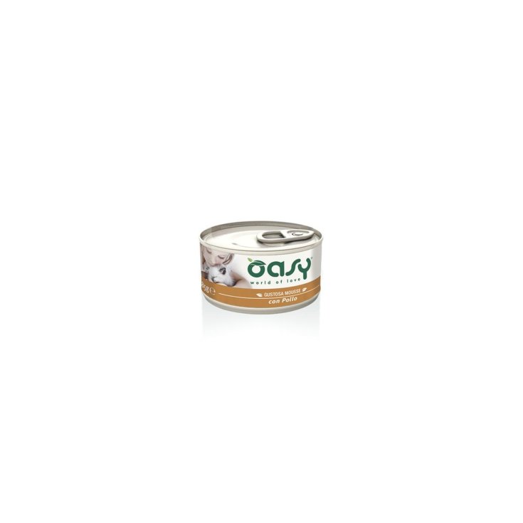 OASY MOUSSE DE CHAT HUMIDE AU POULET85G