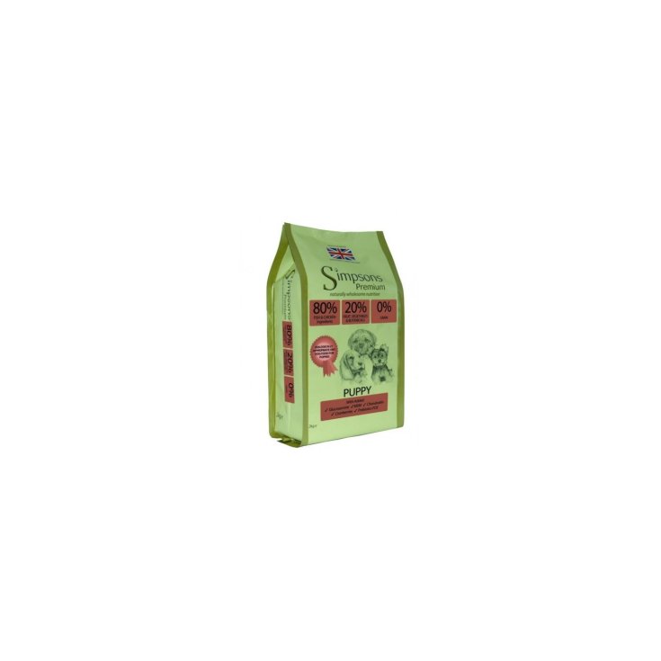 SIMPSONS PUPPY MIX POISSON ET POULET 2 KG