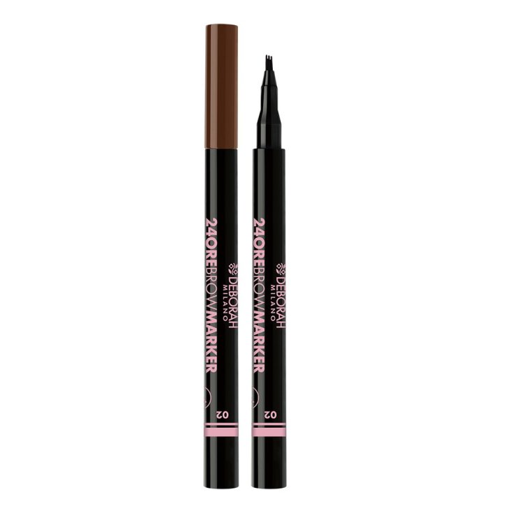 24ORE BROW Marqueur 02 Marron Clair DEBORAH Milano 0,8g