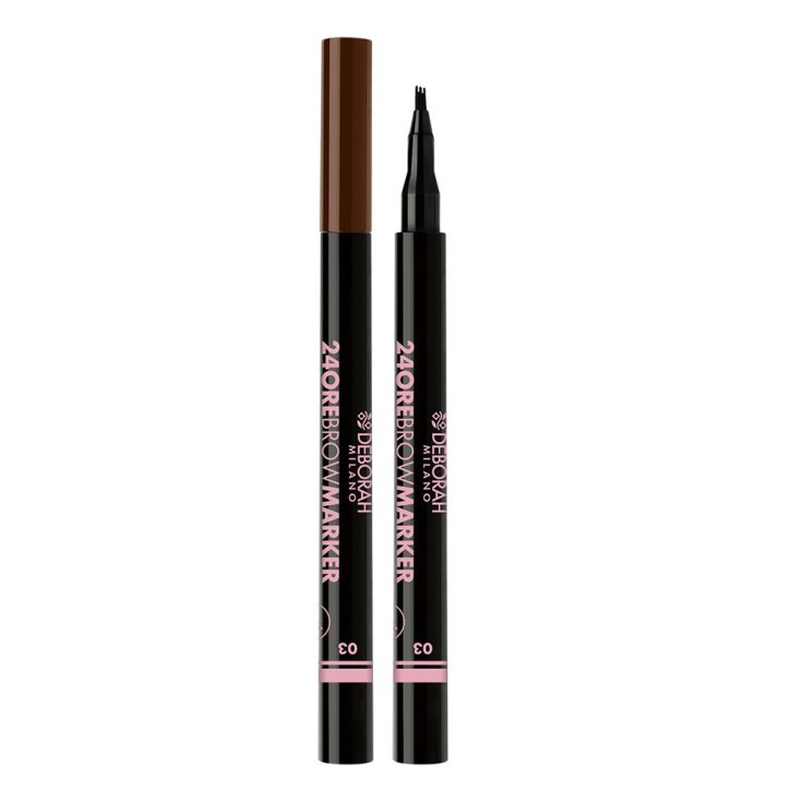 24ORE BROW Marqueur 03 Brun Foncé DEBORAH Milano 0,8g