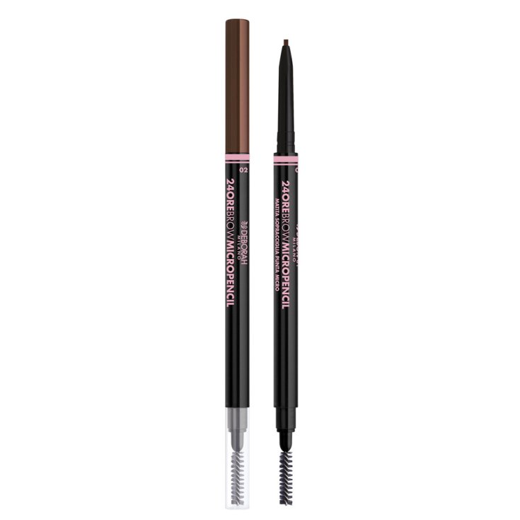 24ORE BROW Microcrayon 02 Marron Clair DEBORAH Milano 1 Pièce