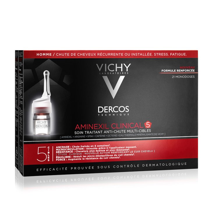 Dercos Technique Aminexil Clinical 5 Homme Vichy 21x 6 ml