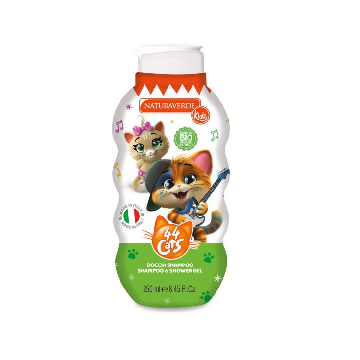 Shampooing Douche 44 Chats NATURAVERDE Kids 250ml
