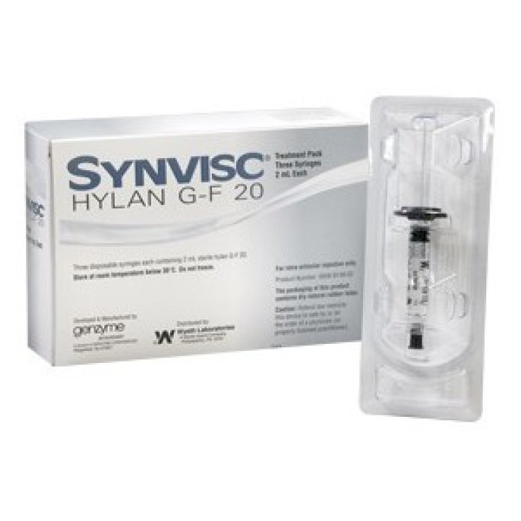 Synvisc Hylan GF 20 seringue préremplie 1x2ml