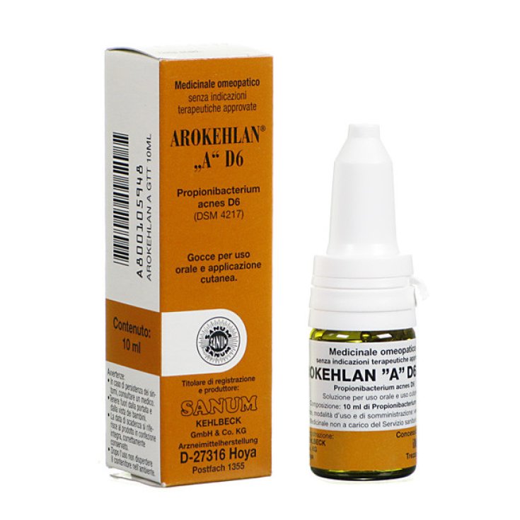 Sanum Arokehlan A D6 Medicianle Gouttes Homéopathiques 10 ml