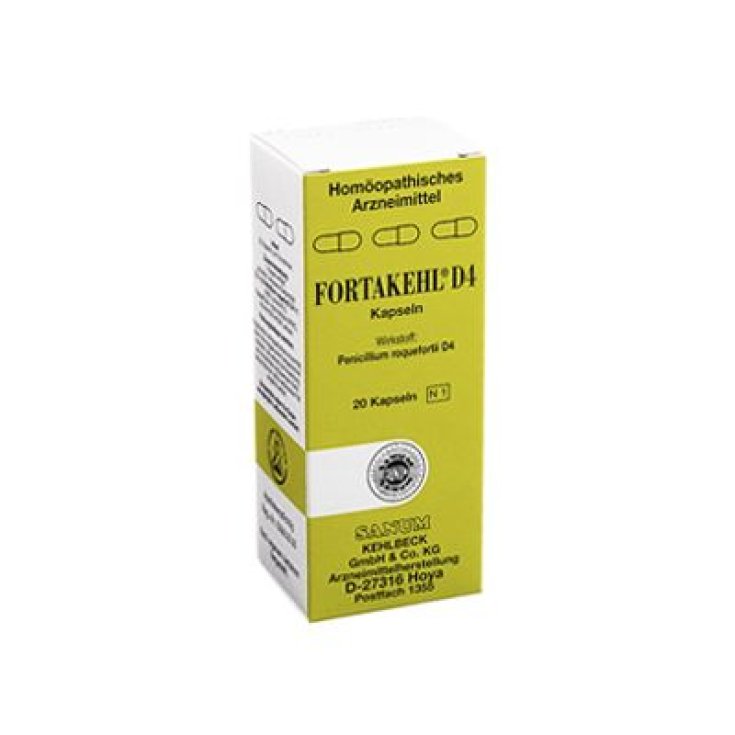 Sanum Fortakehl D4 Médicament Homéopathique 20 Gélules