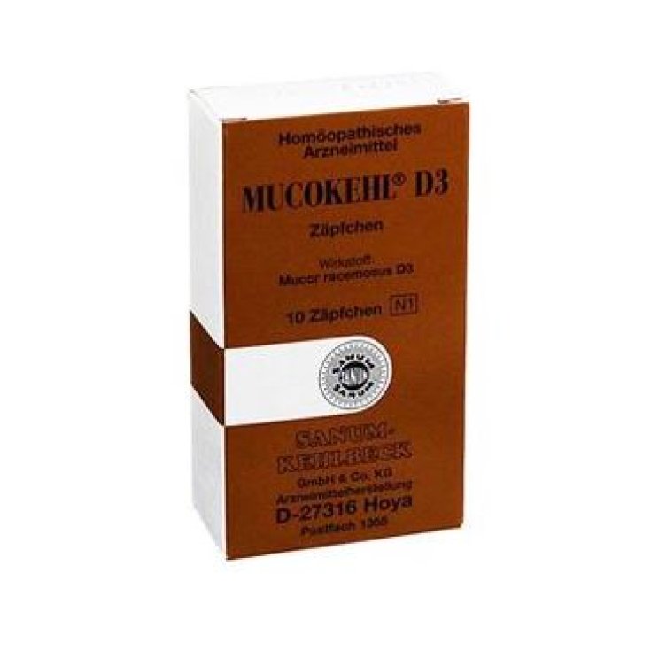 Sanum Mucokehl D3 Médicament Homéopathique 10 Suppositoires