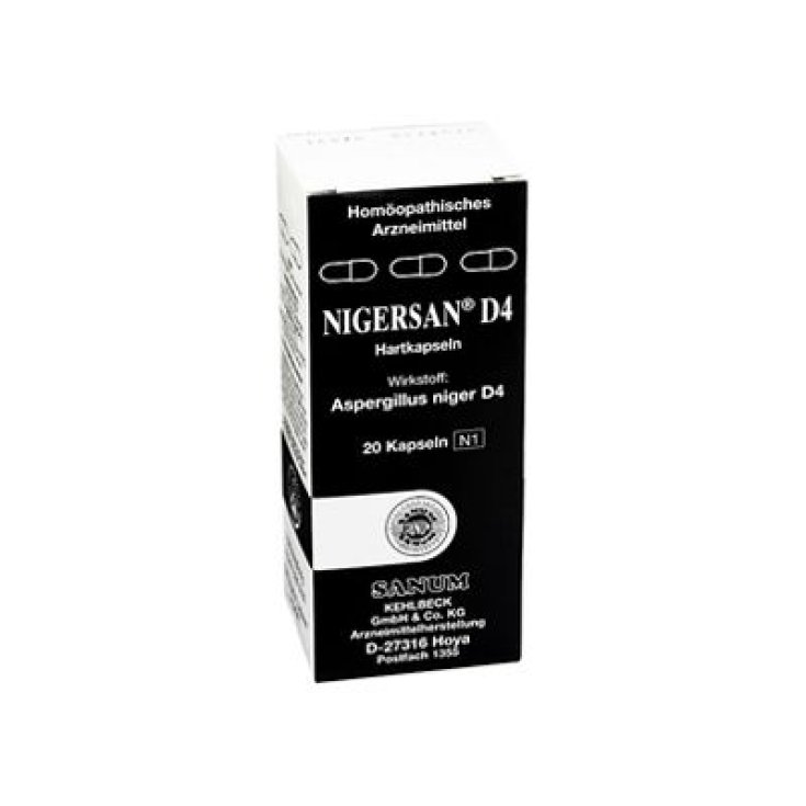 Sanum Nigersan D4 Médicament Homéopathique 20 Gélules
