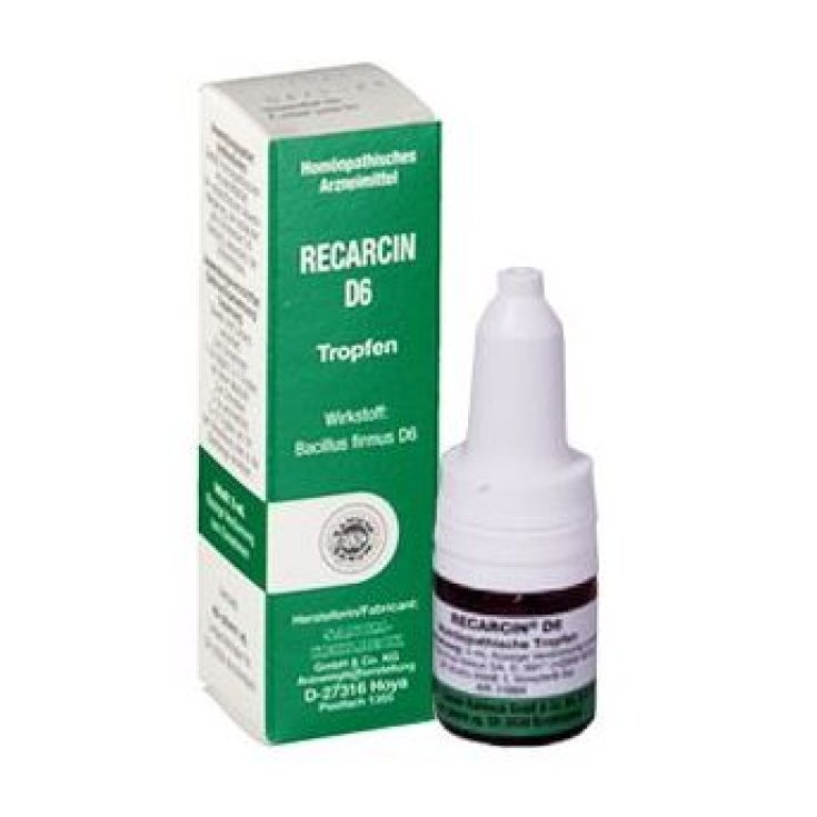 Sanum Recarcin D6 Médicament Homéopathique 10 Suppositoires