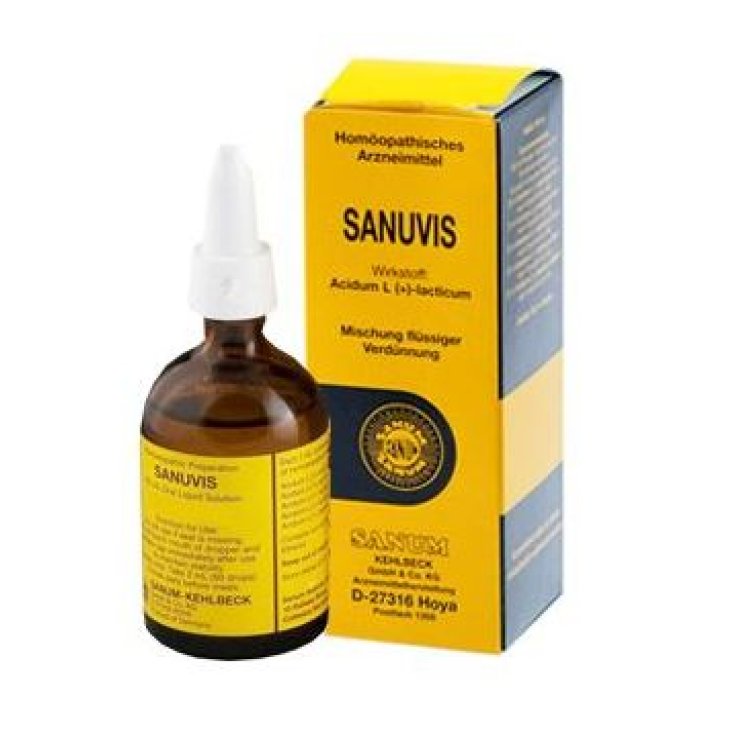 Sanum Sanuvis Gouttes Médicament Homéopathique 100 ml