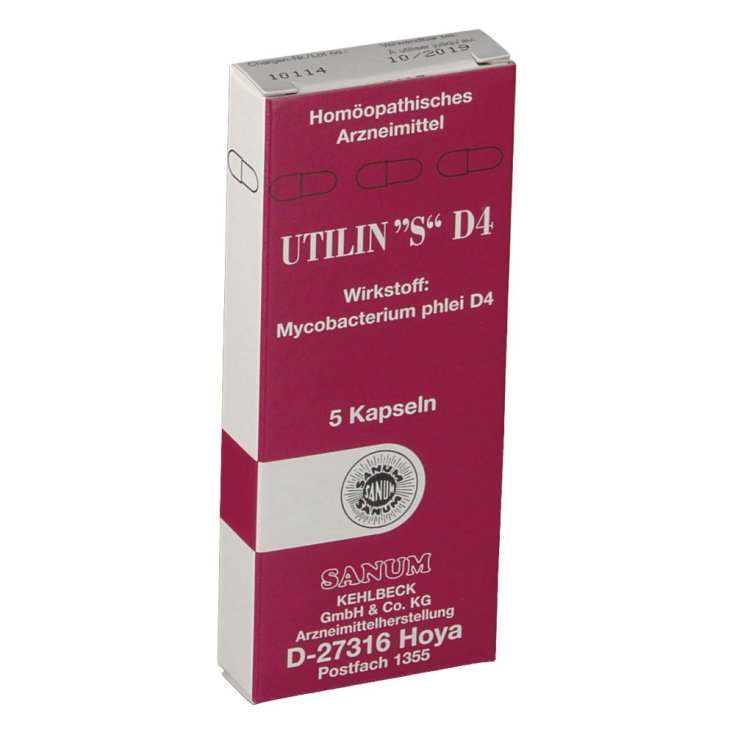Sanum Utilin S D4 Médicament Homéopathique 5 Gélules
