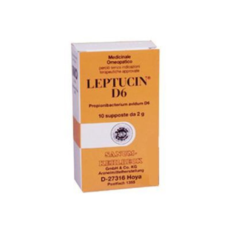 Sanum Leptucine D6 Remède Homéopathique 10 Suppositoires