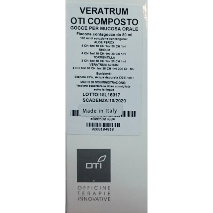 Oti Veratrum Compound Alimentaire Gouttes 50 ml